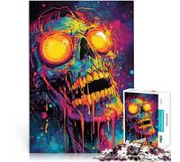 1000 teenager Pieces Jigsaw Puzzle Skeleton Zombie Decompressing Intellectual Educational Toy Secret Santa Gifts 26x38cm