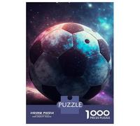 1000 Teenager Pieces Jigsaw Puzzle Space Soccer Ball Jigsaw for Adults Hands-on Game Improve Memory Birthday Present, Gifts, 38x26cm/1000pcs
