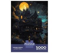 1000 Teenager Pieces Jigsaw Puzzle Spooky in The Forest Adult Jigsaw Puzzle Hands-on Game Wall Art Gifts for Friends And Family 52x38cm/1000pcs