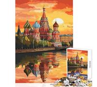 1000 Teenager Pieces Jigsaw Puzzle St. Basil's Reflections Relaxing Games for The Whole Family DIY Toys Train Your Brain And Hands (50x75cm)