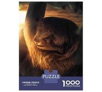 1000 Teenager Pieces Jigsaw Puzzle Sunset Sloth Jigsaw for Adults Hands-on Game Improve Memory Birthday Present, Gifts, 70x50cm/1000pcs