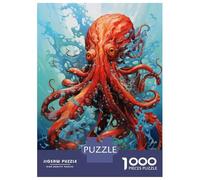 1000 Teenager Pieces Jigsaw Puzzle The Creepy Squid Jigsaw for Adults Hands-on Game Improve Memory Birthday Present, Gifts, 38x26cm/1000pcs