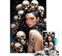 1000 Teenager Pieces Jigsaw Puzzle The Necromancer Puzzle for Adults Family Games Pattern Assembly Educational Challenge (Size 38x26cm)