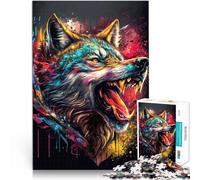 1000 teenager Pieces Jigsaw Puzzle The Pirate Wolf Educational Games Home Decoration with Fully Interlocking Randomly Shaped Pieces 26x38cm
