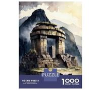 1000 Teenager Pieces Jigsaw Puzzle The Temple of The Sun Peru Jigsaw Puzzle Toy Wall Decor Difficult Challenge Gifts for Friends And Family 52x38cm/1000pcs