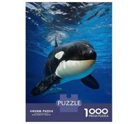 1000 Teenager Pieces Jigsaw Puzzle Underwater Orca Portrait Adult Jigsaw Puzzle Hands-on Game Wall Art Gifts for Friends And Family 38x26cm/1000pcs