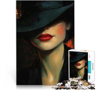 1000 teenager Pieces Jigsaw Puzzle Veiled Beauty Challenging To Complete But Fun And Humorous 38x52cm Funny Gift for Age 14+