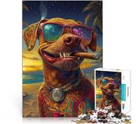 1000 teenager Pieces Jigsaw Puzzle Vicious Dog Difficult Hard 50x75cm for is ideal as a gift for the whole family for and 14 Years old