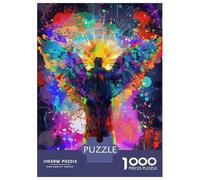 1000 Teenager Pieces Jigsaw Puzzle Vivid Abstract Angel Jigsaw Puzzle Toy Wall Decor Difficult Challenge Gifts for Friends And Family 52x38cm/1000pcs