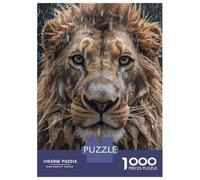 1000 Teenager Pieces Jigsaw Puzzle Wet Lion CloseUp Jigsaw Puzzle Toy Wall Decor Difficult Challenge Gifts for Friends And Family 38x26cm/1000pcs