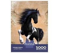 1000 Teenager Pieces Jigsaw Puzzle Wonderful Horse Jigsaw Puzzle Hands-on Game Difficult Hard Gifts for Friends And Family 38x26cm/1000pcs