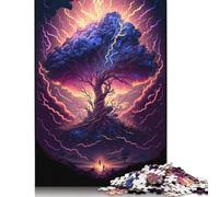 1000-teiliges Fantasy-Puzzle „Baum des Lebens“ für Erwachsene und Jugendliche, Lernspielzeug aus Papier, 1000 Teile (75 x 50 cm)