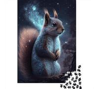 1000-teiliges Galaxy-Eichhörnchen-Puzzle für Erwachsene und Teenager. Puzzle für Familienspaß und Spieleabende. 1000 Teile (38 x 26 cm)