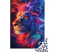 1000-teiliges Löwen-Puzzle für Erwachsene, Papierpuzzles für Erwachsene, Teenager, Mann, Frau, Geschenk, 1000 Stück (38 x 26 cm)