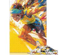 1000-teiliges Puzzle „Athlet in Bewegung“ für Erwachsene, Halloween-Geschenk, Puzzle für Erwachsene und Jugendliche ab 12 Jahren, 1000 Teile (75 x 50 cm) <