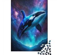 1000-teiliges Puzzle zum Thema Galaxie-Killerwal, für Erwachsene, Papierpuzzles für Erwachsene, Teenager, Mann, Frau, Geschenk, 1000 Stück (38 x 26 cm)