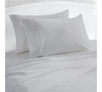1000 Thread Count 100% Egyptian Cotton Pillow Cases, Set of 4 Pillowcase, Long-Staple 100% Cotton Breathable, Soft Sateen Weave Bed Pillow Cover, 20 X 30 Inches Pillowcases Light Grey Standard Size