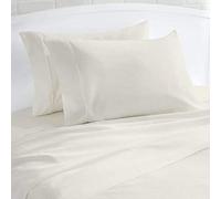 1000 Thread Count 100% Egyptian Cotton Pillow Cases, Set of 4 Pillowcase, Long-Staple 100% Cotton Breathable, Soft Sateen Weave Bed Pillow Cover, 20 X 40 Inches Pillowcases Ivory King Size