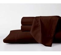 1000 Thread Count Egyptian Cotton Full Size Bed Sheets Set - Deep Pocket Sateen Bedding & Pillowcases For Ultimate Comfort - Luxurious Softness & Durability Chocolate King