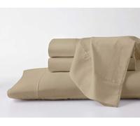 1000 Thread Count Egyptian Cotton Full Size Bed Sheets Set - Deep Pocket Sateen Bedding & Pillowcases For Ultimate Comfort - Luxurious Softness & Durability Taupe King