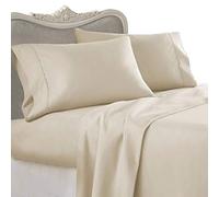 EGYPTIAN BEDDING 1000-Thread-Count Egyptian Cotton 1000Tc Sheet Set, Queen, Blue Solid 1000 Tc