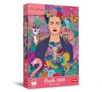 Trefl Blossoming Soul 1000 Jigsaw Puzzle, Premium Plus, Frida Kahlo 27"x19" A series of paintings inspired by Frida Kahlo’s art, Perfect Matching of Elements, for Adults and Children from 12 years old