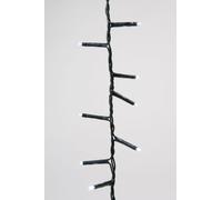 1000 Ultra-Bright Cool White LED Outdoor Fairy String Twinkle Compact Lights (green cable) White