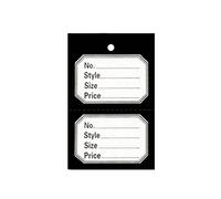 1000 Unstrung Perforated Stock Ticket (Black)