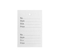 1000 Unstrung Perforated Stock Ticket-P (White)