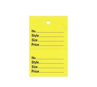 1000 Unstrung Perforated Stock Ticket-P (Yellow)