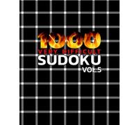 1000 Very Difficult Sudoku: Very Difficult Sudoku Puzzle Book include solutions : Large 8x10 Inch : Cream Paper (5)