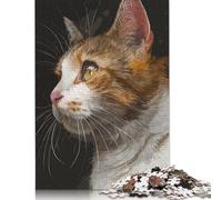 1000 Vintage Vector Cat Jigsaw Puzzles for Adults Teenager & Wooden Puzzles Family Games 1000pcs (75x50cm)