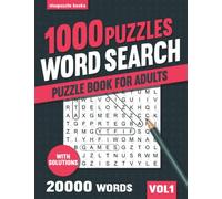 1000 Word Search Puzzle Book for Adults: Big Puzzlebook with Word Find Puzzles for Seniors, Adults and all other Puzzle Fans
