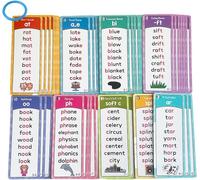 1000 Words Flash Cards, 60 Double-sided Cards Words Game, Preschool Kids Learning Sight Words Supplies, Phonics Flash Cards for Home, Nursery, Daycare Center
