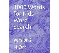 1000 Words for Kids - Word Search: Version 2