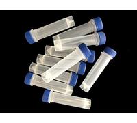 1000 x 2ml Plastic Test Tube Vial Container Blue Screw Cap with O Ring seal