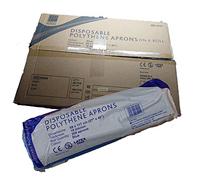 1000 x Disposable Aprons - Thick/Strong 18 Micron (White)