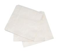 1000 x Food Grade, 38gm Greaseproof Paper White Bag. 10" x 10"