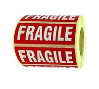 1000 x Fragile Parcel Labels Stickers Permanent Self Adhesive Size 89 x 32mm / Sticker ONLY Pack of 1000 Sticker