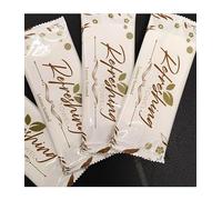 1000 x Large Lemon Fresh Wet Hand Wipes Towels Hot Cold Individually Wrapped - Catering Restaurants Home Takeaways Hotels