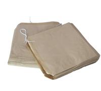 1000 x Strung Brown Kraft Paper Bags 8x8 inch- Eco-Friendly, Biodegradable, Recyclable Flat Paper Bags for Food, Grocery, Sandwich, Bakery, Sweets, Takeaway & Market Stalls