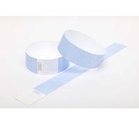 1000 x Tyvek Wristbands Waterproof, Tear-Resistant Event Wristbands for Parties, Events, Festivals, Crowd Management - 1 inch 25 mm (Sky Blue)