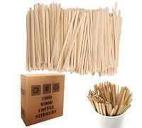1000 x Wooden Coffee Tea Stirrers 18cm (7 Inch) Biodegradable Eco Friendly Restaurant Café Supplies Plastic Free