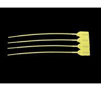 1000 X Yellow Security Tags Numbered Pull Ties Secure Anti-Tamper Seals. Plastic Tamper Seals Numbered Zip Ties for Fire Extinguishers Pull Tite Security Tags Disposable Self-Locking (1000)