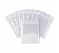 1000 Zip Seal Bags Clear Plastic Zip Lock Food Storage, Small Plastic Pouches with Zips, Self Seal, Resealable Packaging for Freezer, Jewellery, Medicine, Office, Mailing and Craft Use 3.5 x 4.5 Inch