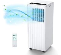 10000 BTU Portable Air Conditioner, 3-in-1 Cooling, 30L Dehumidifier & Fan, Digital Display, 3 Speed Modes, for Rooms up to 500 Sq.Ft