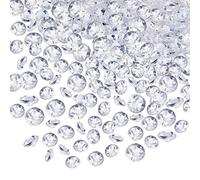 10000 Clear Wedding Table Scatter Confetti Crystals Acrylic Diamonds Rhinestones for Table Centerpiece Decorations Wedding Decorations Bridal Shower Decorations Vase Beads (Clear, 4.5 MM and 6 MM)