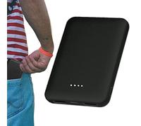 10000 mAh Bank - Lightweight Portable Charger, USB Output Battery - Compact External Battery for Travel, Work, with Intelligent Protection, High Speed and Reliable