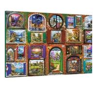 Trefl Premium Plus Quality - Windows of the Seasons Jigsaw Puzzle - 10,000 Pieces, Timeless Themes Series, Perfectly Fitting Pieces, for Adults and Children Aged 15 and Over