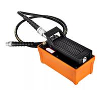 10000 PSI Air Hydraulic Foot Pump for Heavy Lifting Rotary Lift Porta Power Tool High Pressure Operation Durable Construction Ideal for Automotive Repairs Industrial Use and Construction Applications